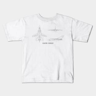 Panavia Tornado (black) Kids T-Shirt